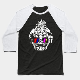 Pineapple Beach Vintage Design Baseball T-Shirt